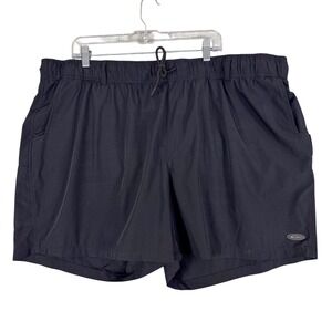 Drake Swim Trunks Shorts Mens‎ 3XL Black Mesh Lined Drawstring Quick Dry Stretch